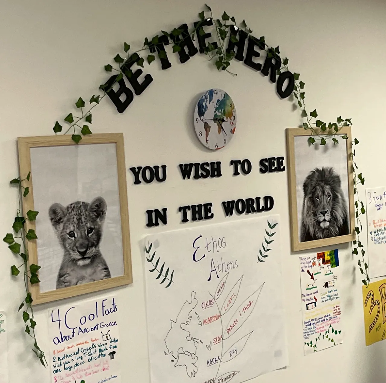 Children learning with laptops